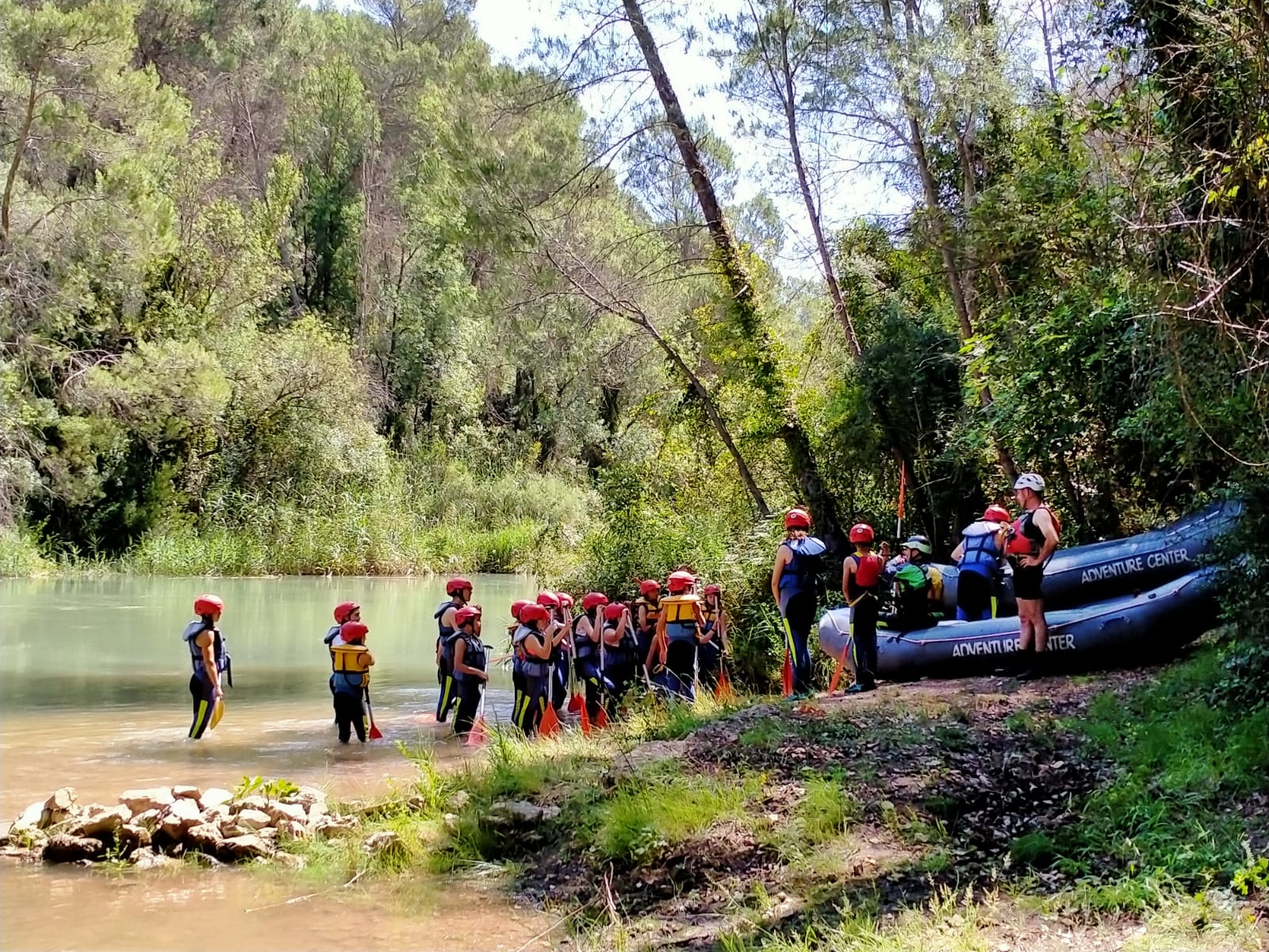 Rafting campamento en Cazorla